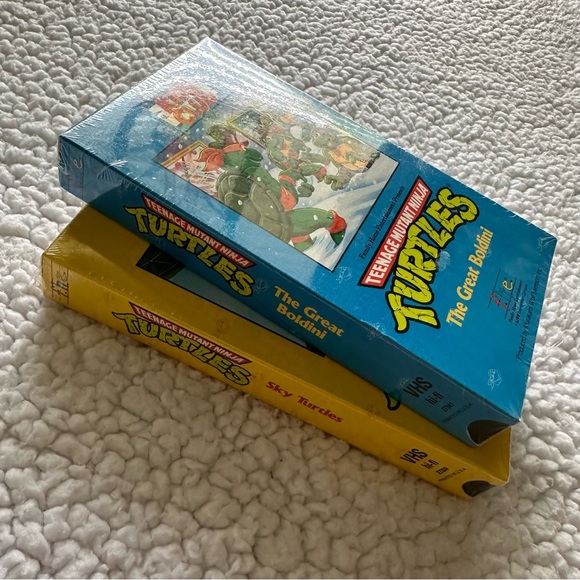 *NEW* TMNT Teenage Mutant Ninja Turtles VHS sealed Sky Turtles The Great Boldini - Picture 3 of 8